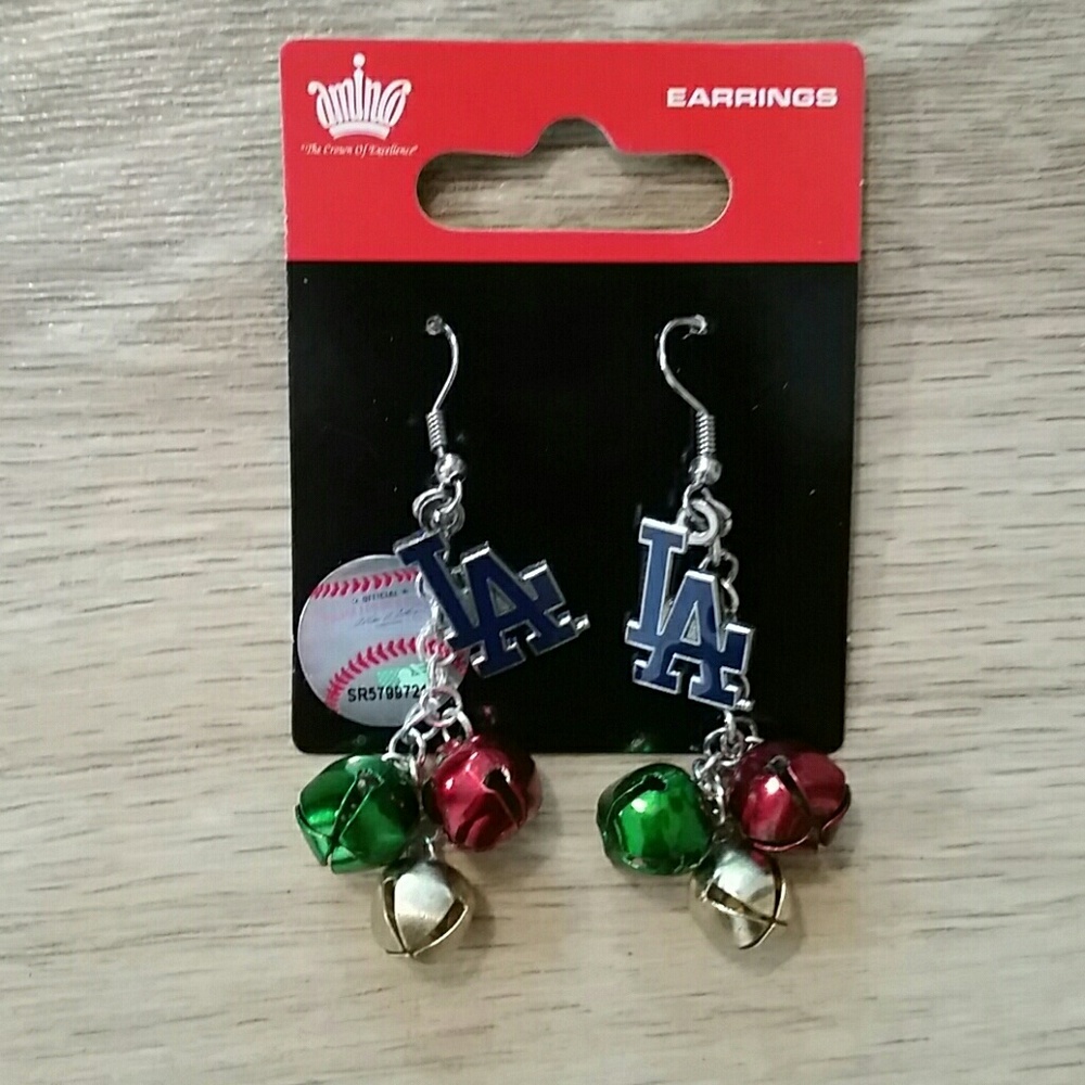 Dodgers Earrings